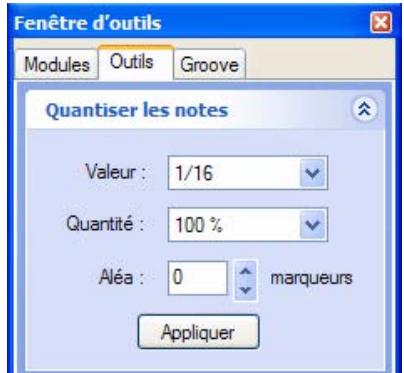 PROPELLERHEAD RECORD 1.5 - Quantisation de notes - 1