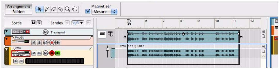 PROPELLERHEAD RECORD 1.5 - Ouverture de clips audio à partir du mode Arrangement - 2
