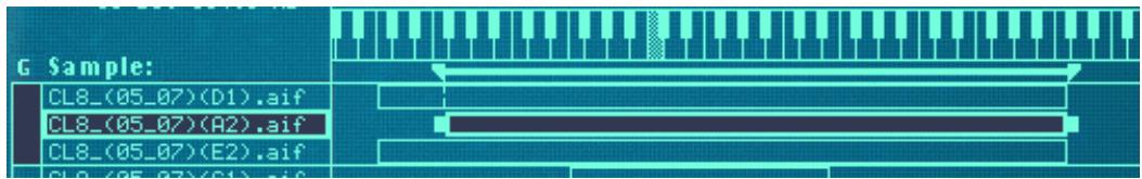PROPELLERHEAD RECORD 1.5 - En déplaçant les poignées de limites dans la zone de barre - 2