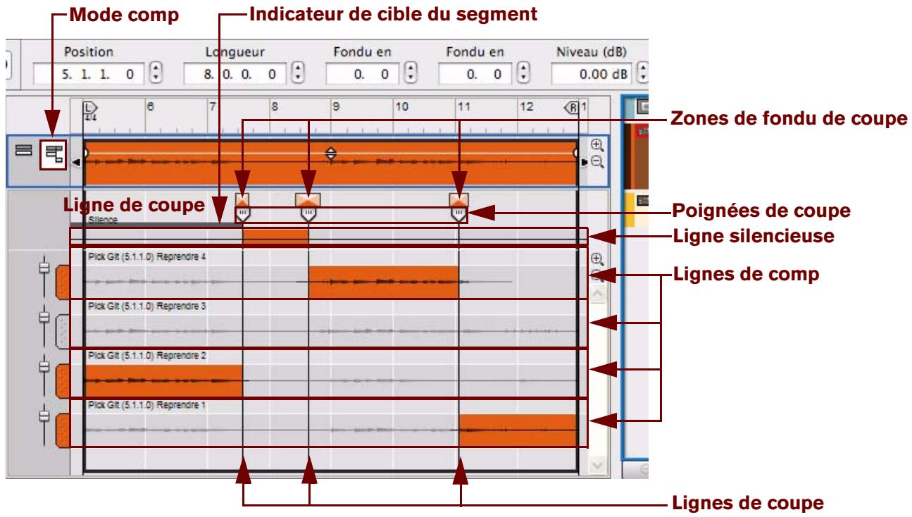 PROPELLERHEAD RECORD 1.5 - Éléments du mode comp - 1