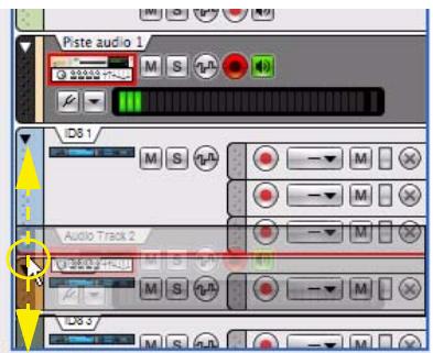 PROPELLERHEAD RECORD 1.5 - Déplacement des pistes - 1