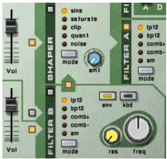 PROPELLERHEAD RECORD 1.5 - L'un des oscillateurs ou les deux vers un contrôle seulement - 2