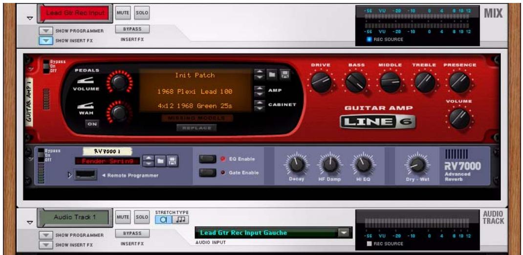 PROPELLERHEAD RECORD 1.5 - Enfin, selectionnez le module de voie de mixage comme entrée dans le module de piste audio. - 1