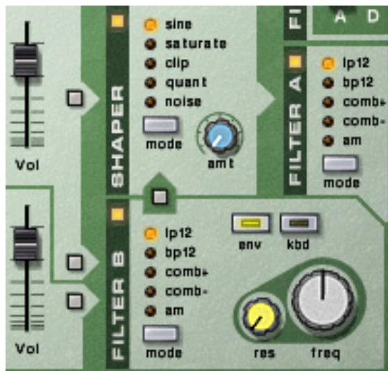 PROPELLERHEAD RECORD 1.5 - L'un des oscillateurs ou les deux sans filtré - 1
