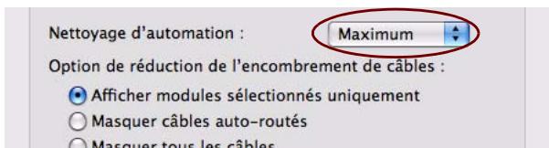 PROPELLERHEAD RECORD 1.5 - Nettoyage de l'automation dans le menu « Préférences » - 1
