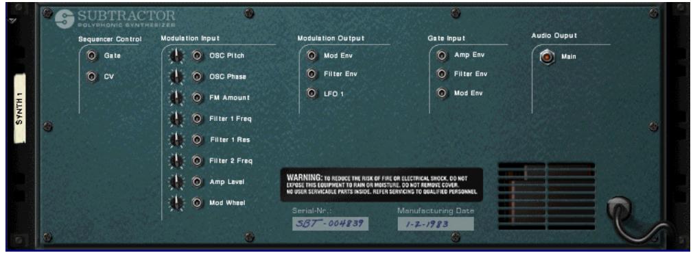 PROPELLERHEAD RECORD 1.5 - Connexions - 1