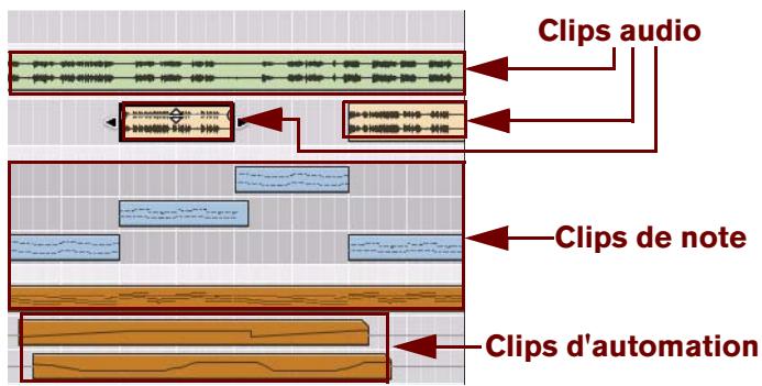 PROPELLERHEAD RECORD 1.5 - Aperçu des clips - 1
