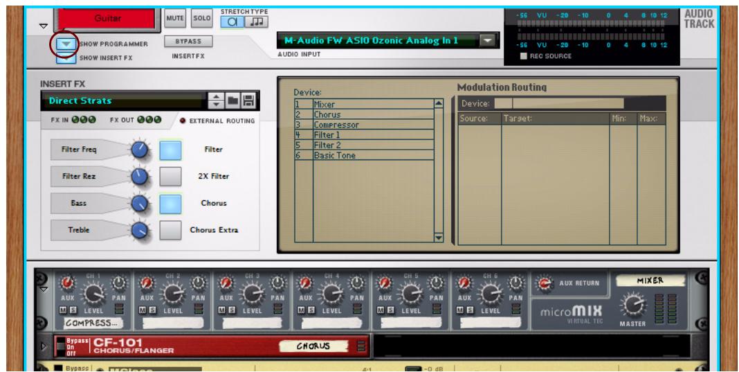 PROPELLERHEAD RECORD 1.5 - Édition et enregistrement des Inserts d'effets - 2