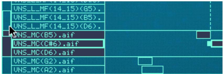 PROPELLERHEAD RECORD 1.5 - Déplacer un groupe à une autre position dans la liste - 1