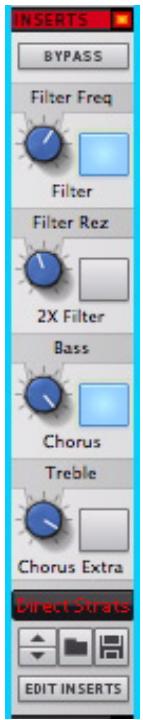PROPELLERHEAD RECORD 1.5 - Section Insert d'effets - 1