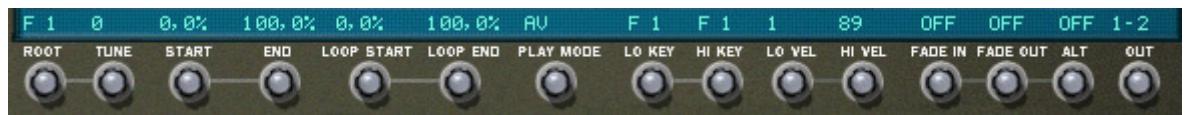 PROPELLERHEAD RECORD 1.5 - Paramètres de sample - 1