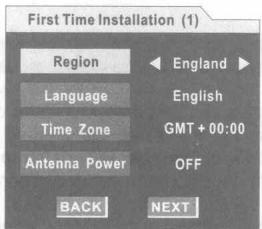VEA ADATPATEUR TNT T100 - Comment allumer l'appareil la première fois : - 2