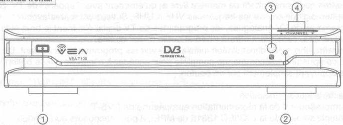 VEA ADATPATEUR TNT T100 - Panneau frontal - 1