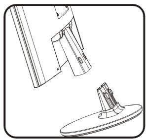 YAKUMO TFT 19 DXP - Installation et désinstallation de la base - 2