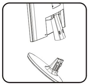 YAKUMO TFT 19 DXP - Installation et désinstallation de la base - 1