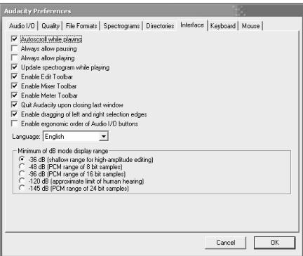 ION AUDIO AUDACITY - SPRACHAUSWAHL - 1