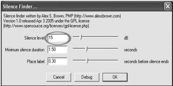 ION AUDIO AUDACITY - Diviser l'album automatiquement : - 1