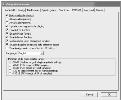 ION AUDIO AUDACITY - SELECTION DEL IDIOMA - 1