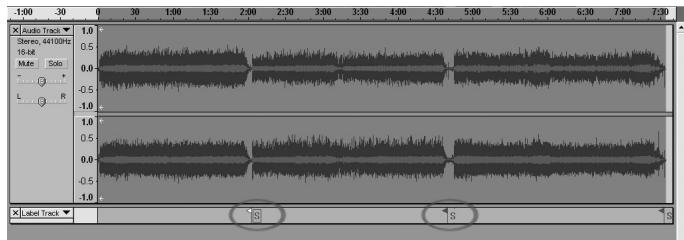 ION AUDIO AUDACITY - Automatisches Trennen der Tracks Ihres Albums: - 2