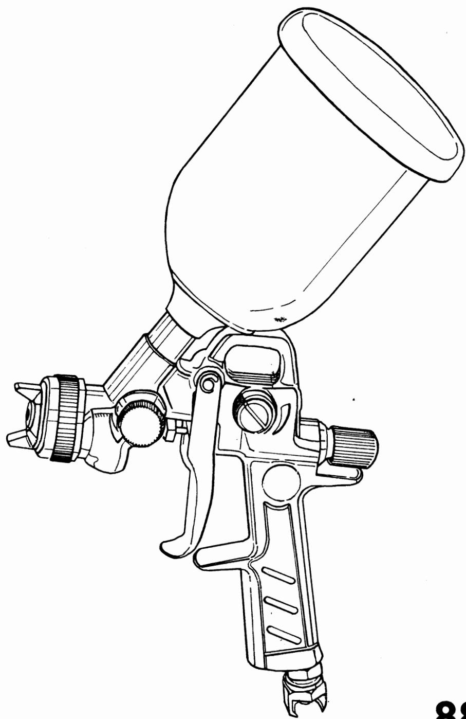 PRODIF PISTOLET A PEINTURE 515 - Important - 1