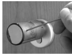 BURG WACHTER TSE 5002 - Changer la batterie bouton (côté intérieur) - 1