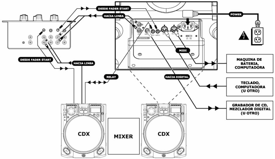 NUMARK CDX-1 - Reverse/Bleep Button - 13