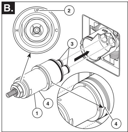 DELTA MULTICHOICE 13-14 - Cartridge Installation - 2