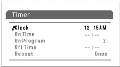 CURTIS TV2710 - Réglage de l'horloge - 1