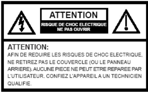 CURTIS TV2710 - ATTENTION - 1