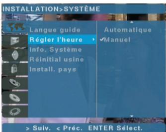 PHOCUS DVHD 160 - Réglage de l'heure - 2