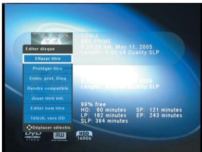 PHOCUS DVHD 160 - Editor vos enregistements sur disque DVD+R/RW - 2