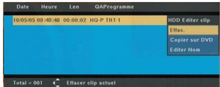 PHOCUS DVHD 160 - Editor vos enregistrements sur DD - 2