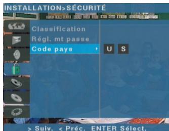 PHOCUS DVHD 160 - Code pays - 1