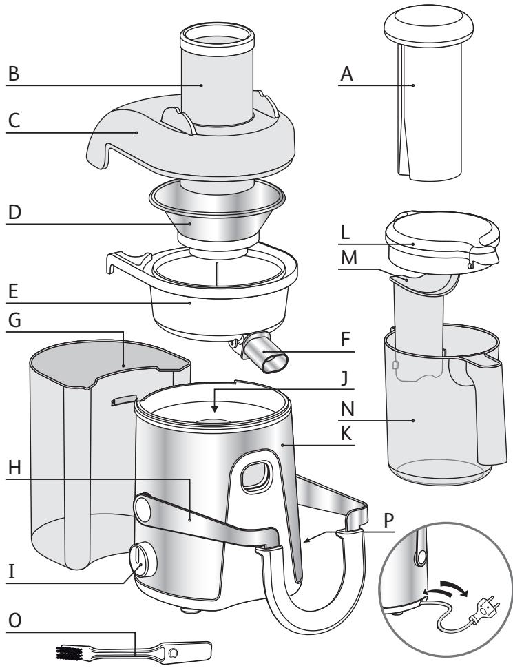 T-FAL BALANCED LIVING JUICE EXTRACTOR - 1