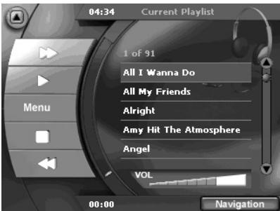 VDO DAYTON MS 2010 - Ecouter les fichiers audio – Music-Player - 2
