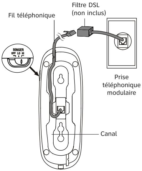 AT&T AT&T TRIMLINE 205 - Installation sur une table/bureau - 1