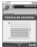 MITSUBISHI TELECOM M420I - Réglages du volume - 1