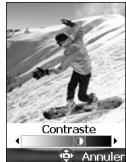 MITSUBISHI TELECOM M420I - Pour selectionner le niveau de contraste - 1