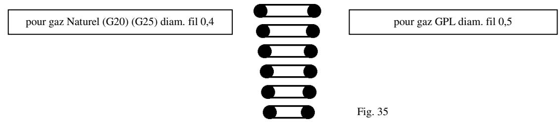 SANT ANDREA MIRAGE E - Substitution ressort (fig. 33) - 1