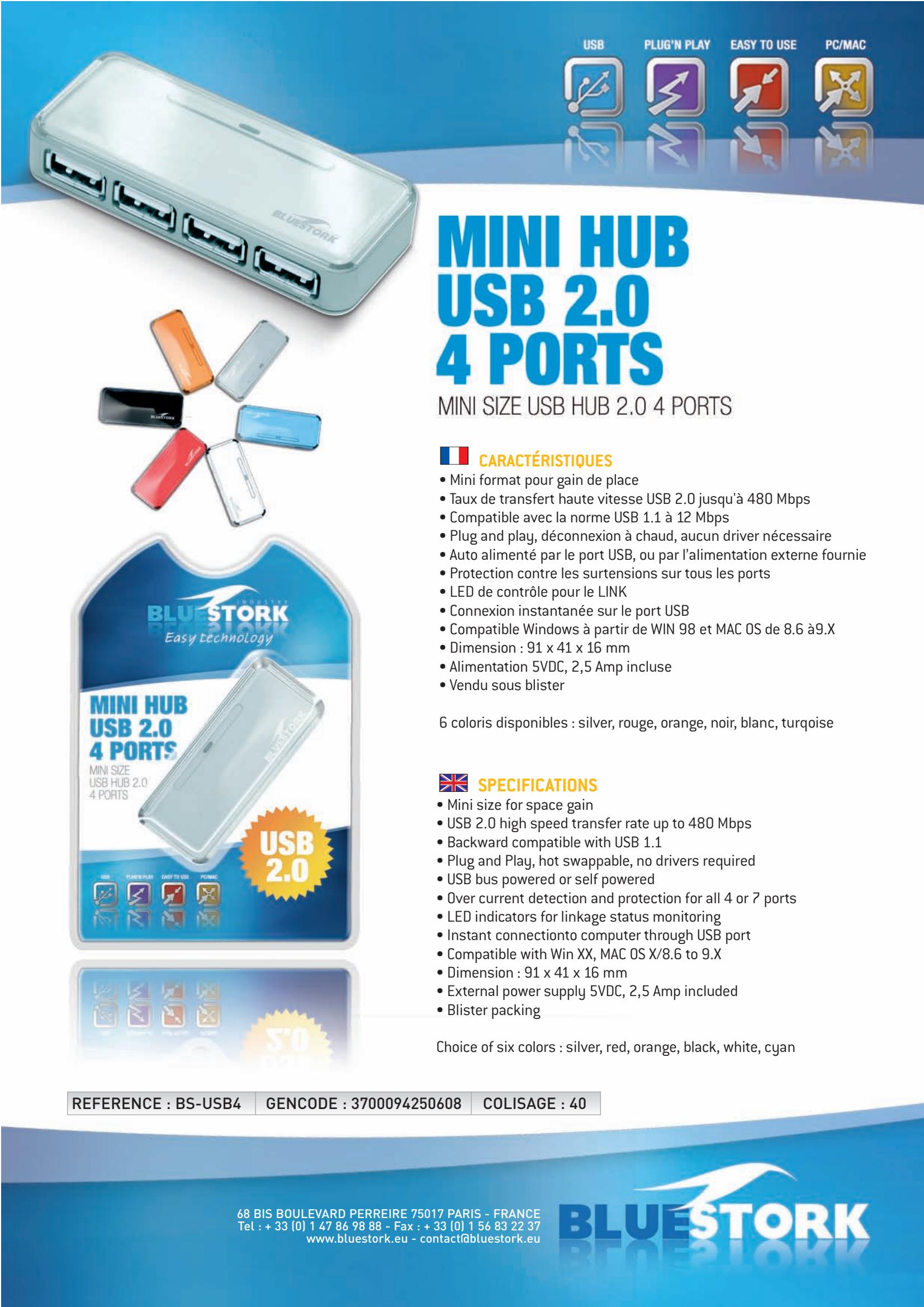 BLUESTORK BS-USB4 - 1