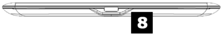 BOOKEEN CYBOOK ORIZON - VUE de DOS - 2