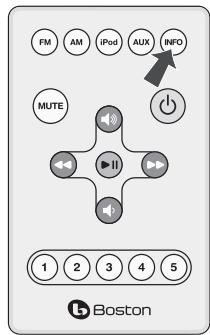 BOSTON ACOUSTICS DUO-I - Utilisation de la télécommande - 2