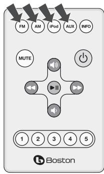 BOSTON ACOUSTICS DUO-I - Utilizzando il pannello di controllo frontale - 2
