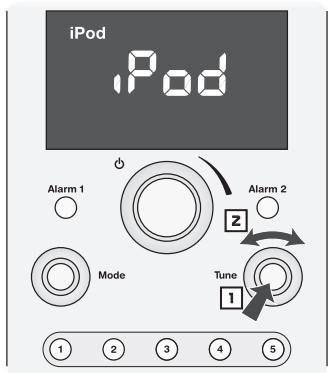 BOSTON ACOUSTICS DUO-I - Operación del iPod desde el panel delantero - 1