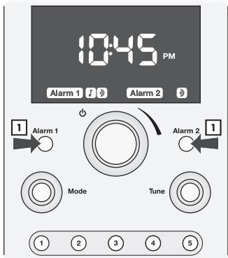BOSTON ACOUSTICS DUO-I - Programar una alarma - 1