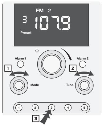 BOSTON ACOUSTICS DUO-I - Memorizar una emisora - 1