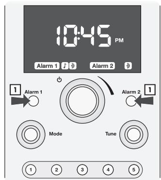 BOSTON ACOUSTICS DUO-I - Setting an Alarm - 1