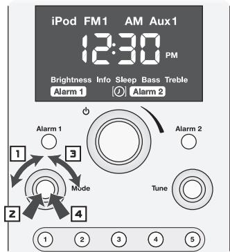 BOSTON ACOUSTICS DUO-I - Poner en hora el reloj - 1