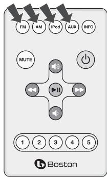 BOSTON ACOUSTICS DUO-I - Usando los controles del panel delantero - 2