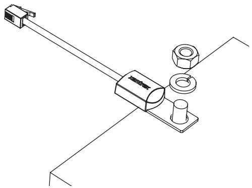 XANTREX 975-0193-01-01 - Pour installer un capteur de température de batterie : - 1